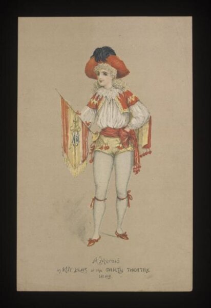 Unknown, A Herald in Ruy Blas at the Gaiety Theatre 1889