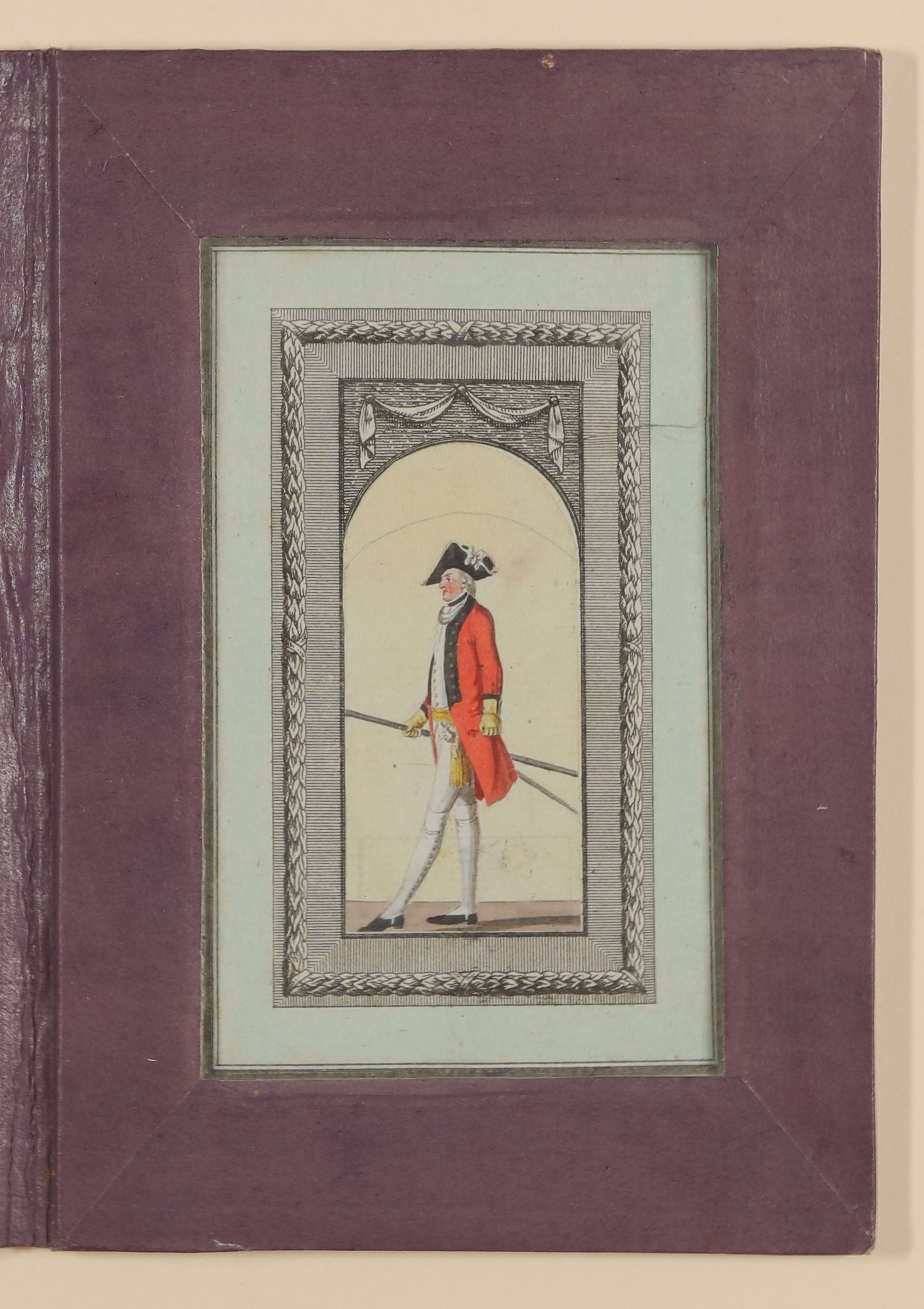 Daniel Nikolaus Chodowiecki, Offizier [Teil der Kassette "CHODOWIECKI, NARRISCHE, Bd. 9"]