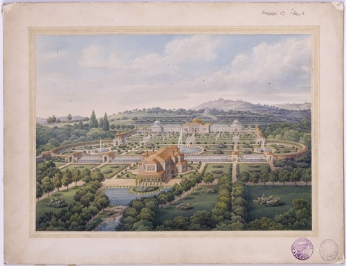 Karl Ludwig Wilhelm von Zanth, Des Königs Lustschloss: Die "Wilhelma"