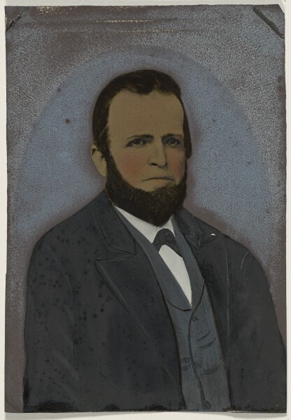 Unknown, [Portrait of bearded man]