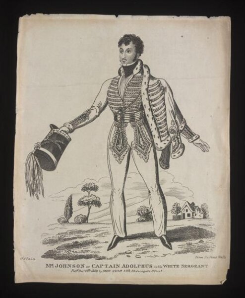 Unknown, Mr Johnson as Captain Adolphus in The White Sergeant