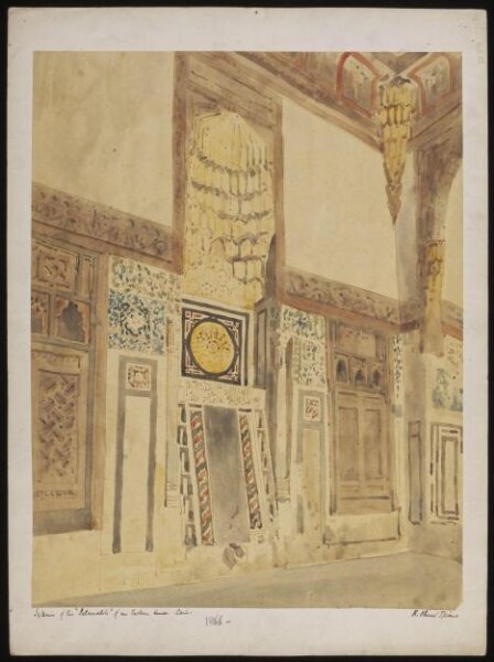 Spiers, Richard Phené, Salsabil in the mandara of Bayt al-Mufti, Cairo