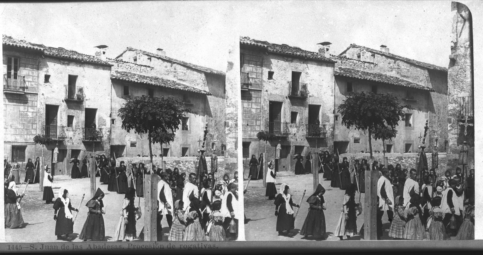 Desconegut, 1445 - S. Juan de las Abadesas. Procesión de rogativas