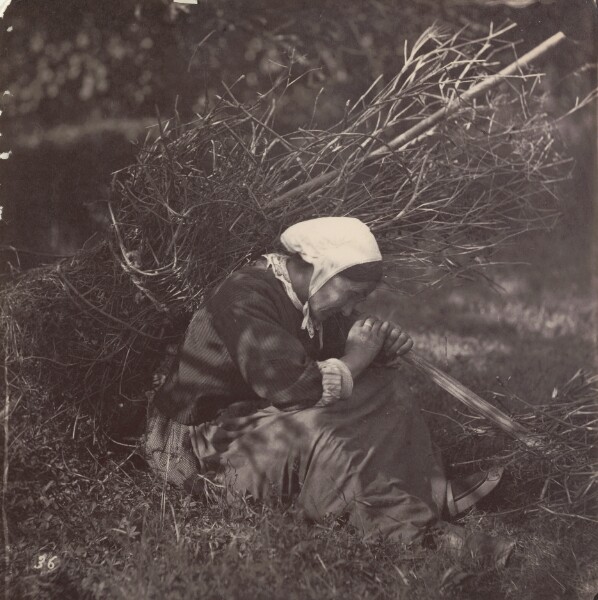 Unknown, [Woman with Kindling over Her Shoulder]