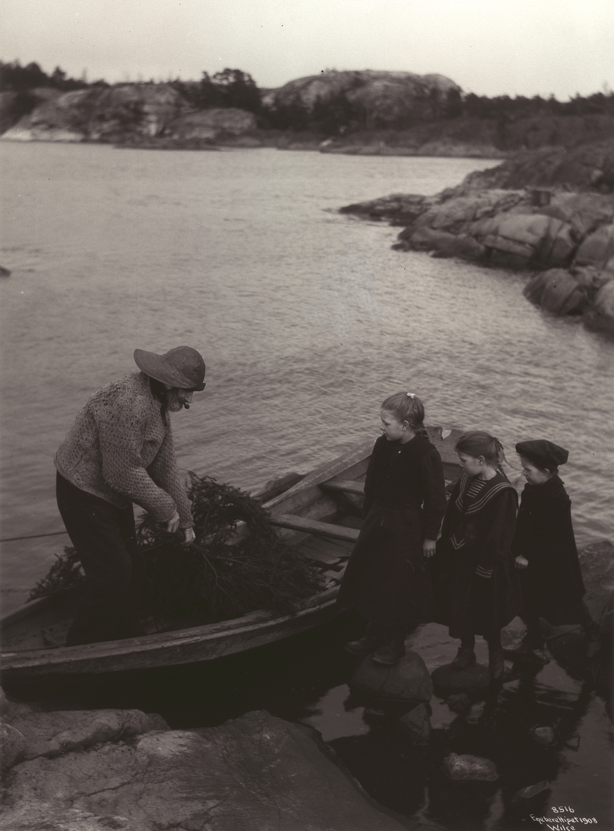 Anders Beer Wilse, Prot: Fiskerens Juletre 1908