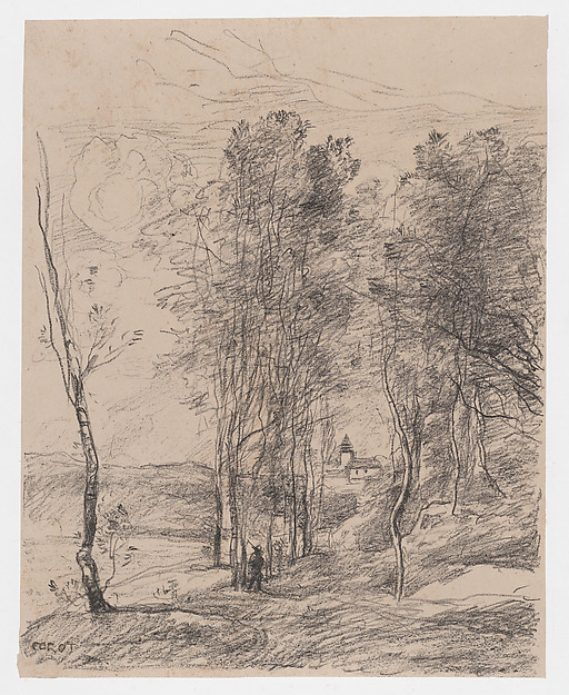 Camille Corot, The Belfry of St.-Nicolas-les-Arras