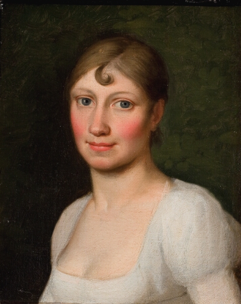 C.W. Eckersberg, Christine Rebekka Eckersberg, f. Hyssing, kunstnerens første hustru