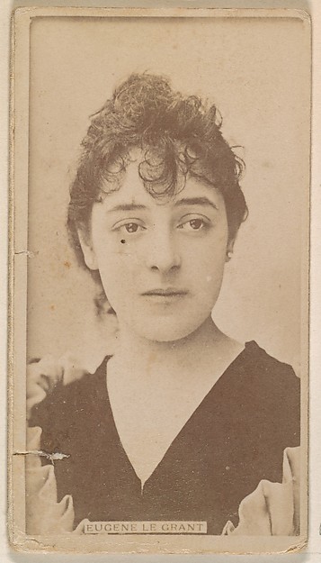 Kinney Brothers Tobacco Company, Eugene le Grant, from the Actresses series (N245) issued by Kinney Brothers to promote Sweet Caporal Cigarettes