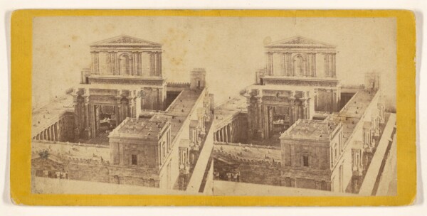Edward and Henry T. Anthony & Co., The Model of King Solomon's Temple, 35 x 24 feet, 15 high.