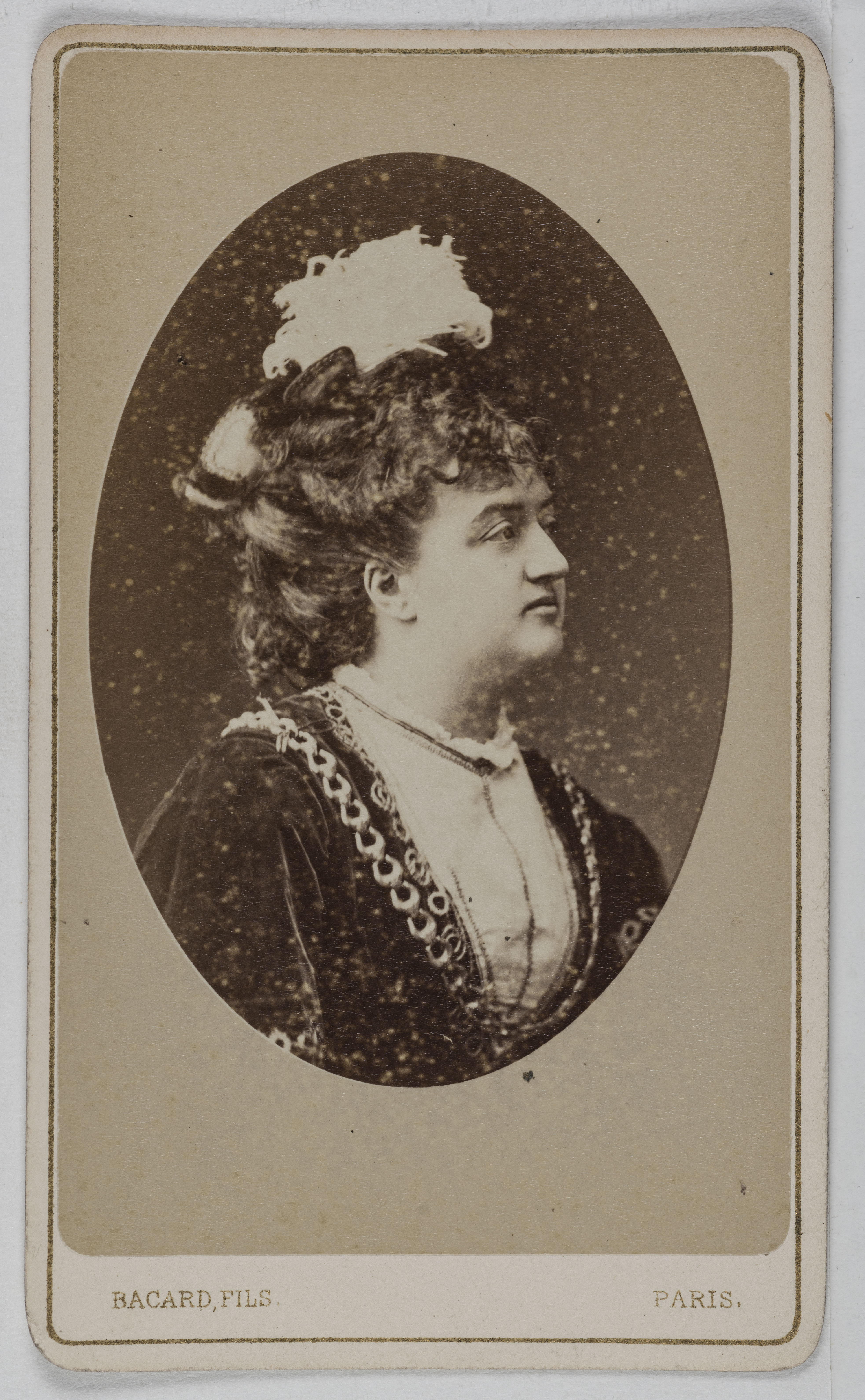 Bacard Fils, Portrait de Lombia, (actrice)