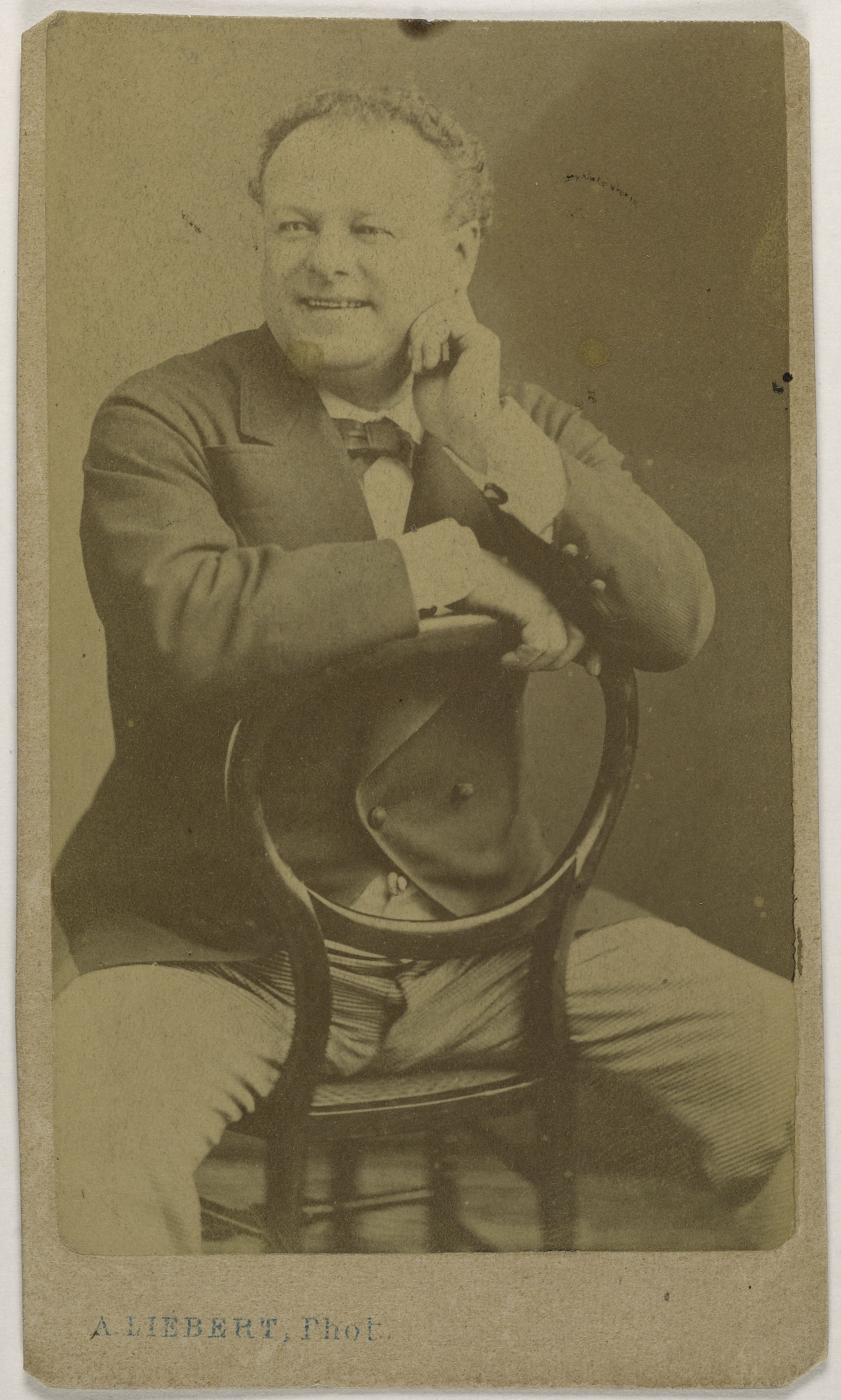 Alphonse Liébert, Portrait de Berthelier, Jean-François Philibert, (1830-1888), (acteur, chanteur)