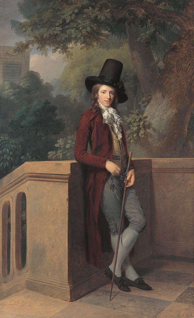 Johann Friedrich August Tischbein, Nicolas Châtelain in the garden