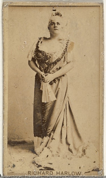 W. Duke, Sons & Co., Richard Harlow, from the Actors and Actresses series (N145-8) issued by Duke Sons & Co. to promote Duke Cigarettes