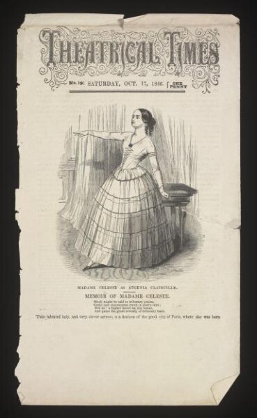 unknown, Madame Celeste as Eugenia Claircille
