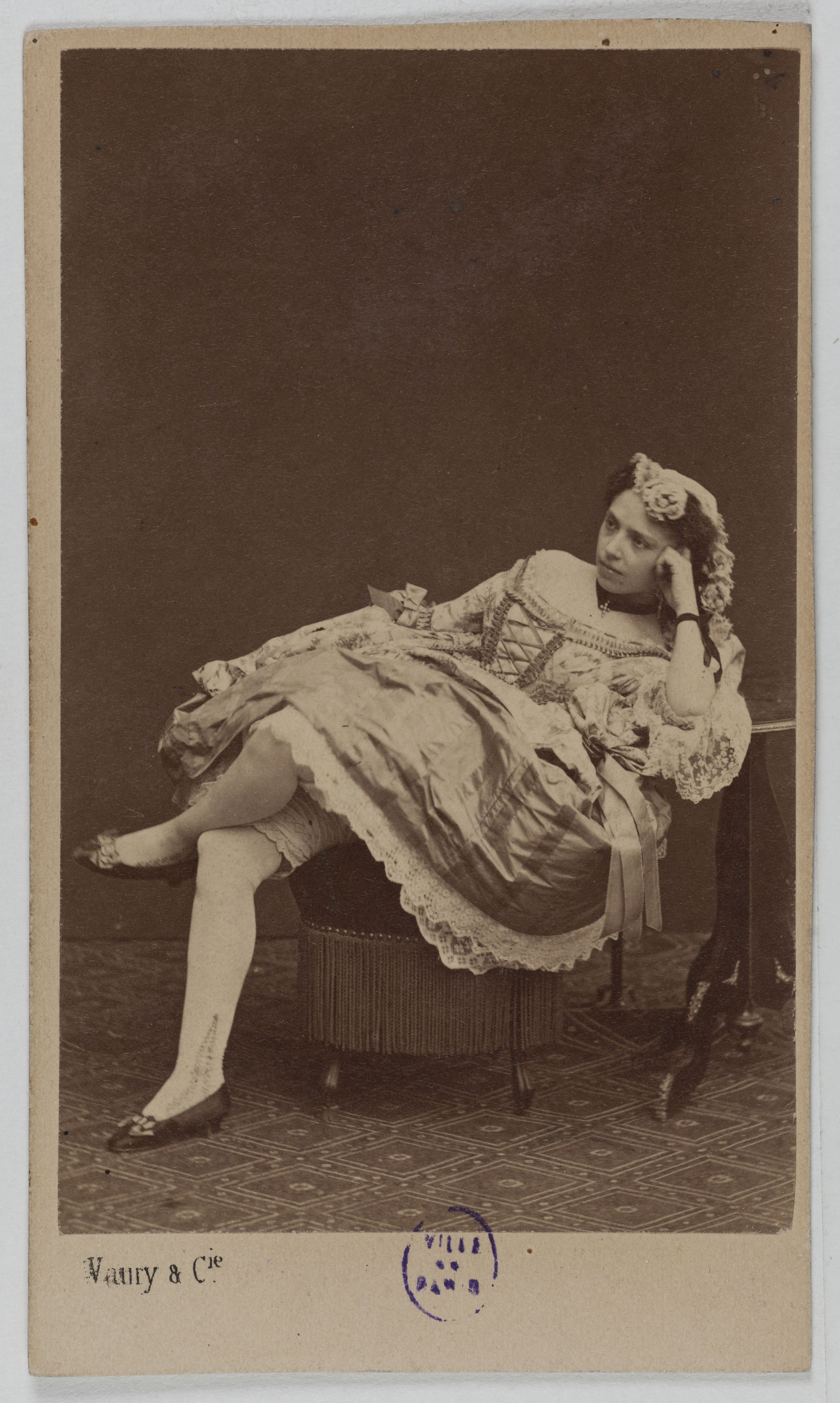 Vaury et Cie, Portrait de Marie Leroux, (actrice)