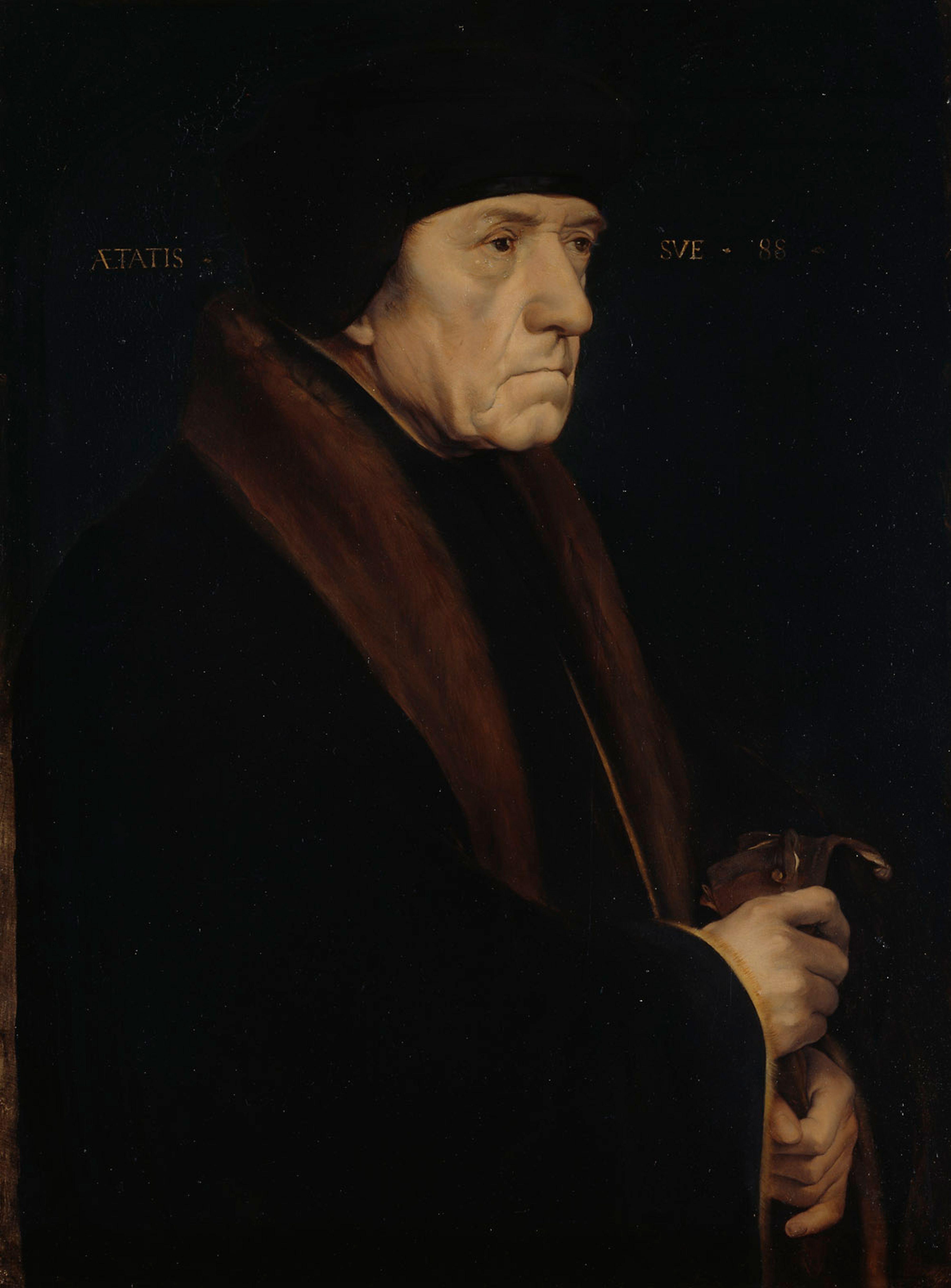 Helene Schjerfbeck, Copy of Holbein's painting John Chambers