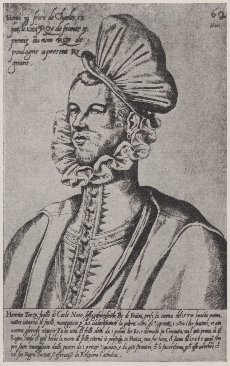 Unknown artist, Abbildung eines Porträts von König Heinrich III. von Frankreich