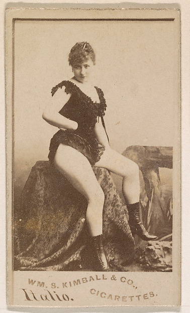 William S. Kimball & Company, Miss Italio, from the Actresses series (N203) issued by Wm. S. Kimball & Co.