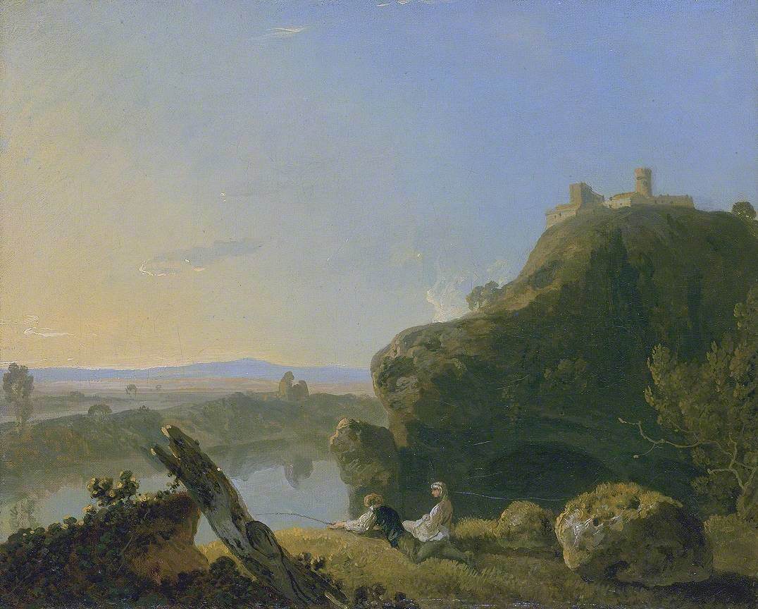 Richard Wilson, River View, on the Arno (?)