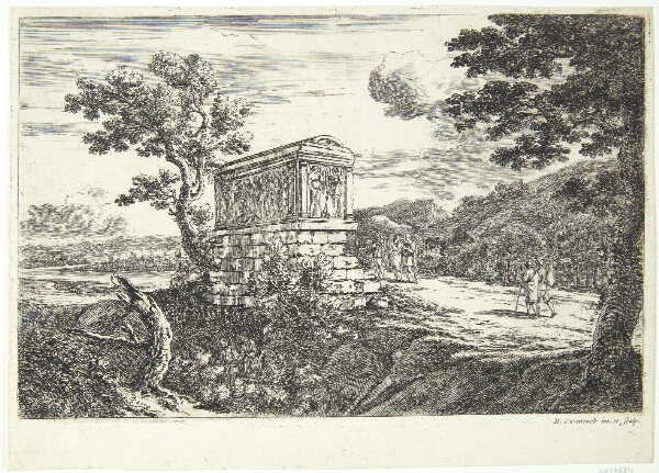 Herman van Swanevelt, Antik sarkofag