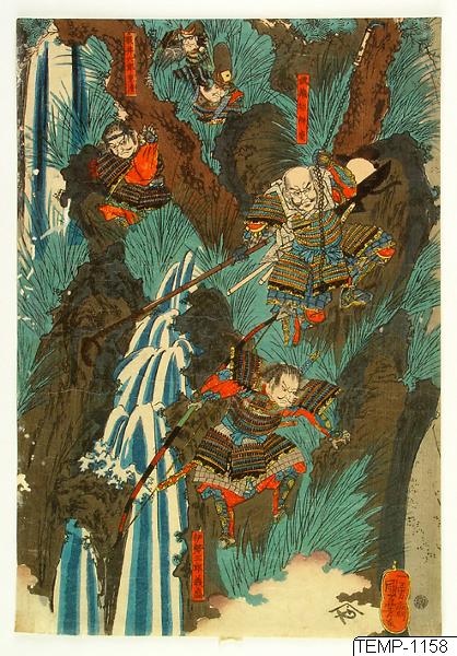Utagawa Kuniyoshi, Träsnitt, Bildkonst, Woodcut, Print, Woodblock