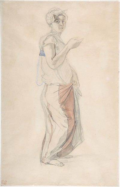 Eugène Delacroix, Standing Woman in Moroccan Costume