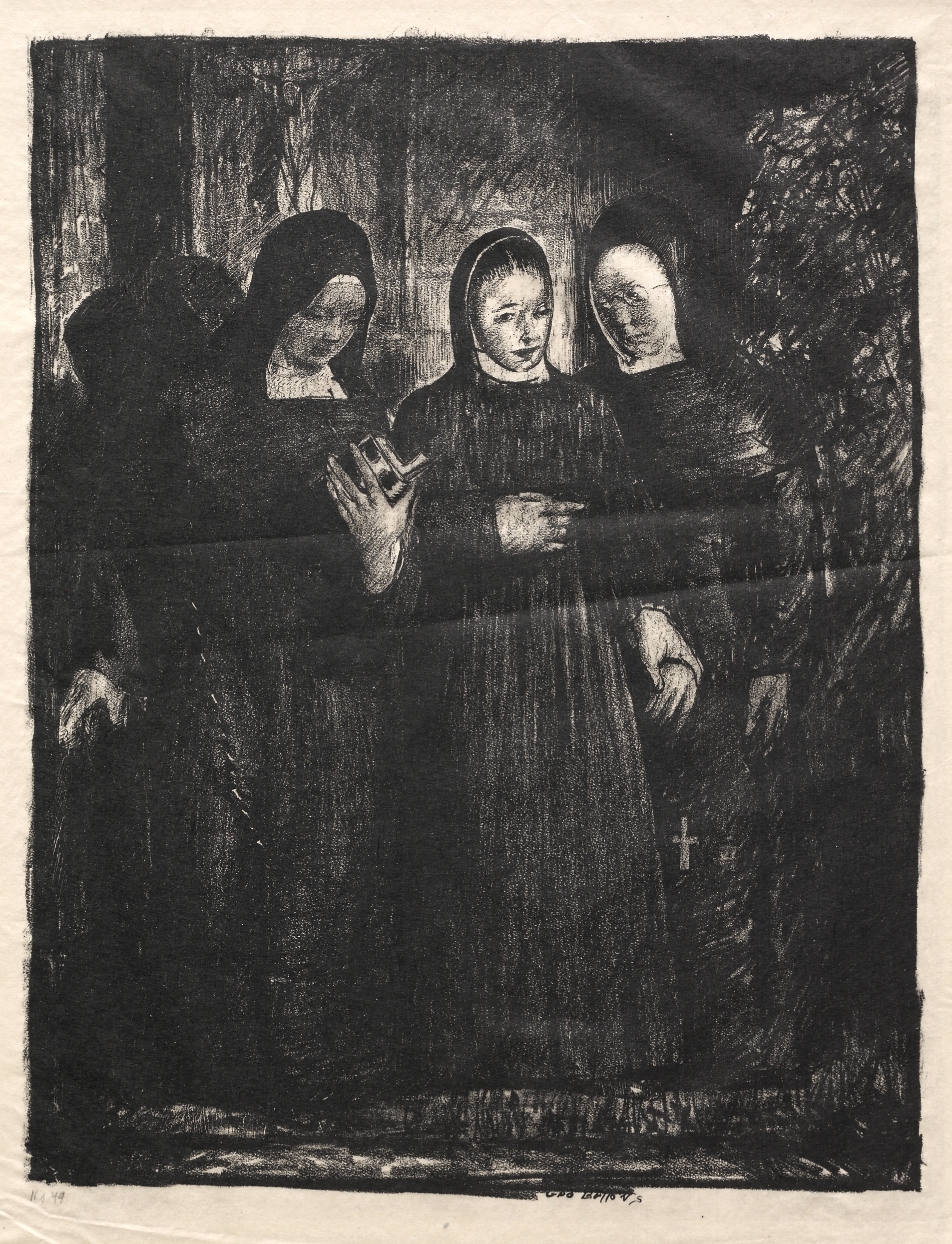 George Bellows, The Novitiate