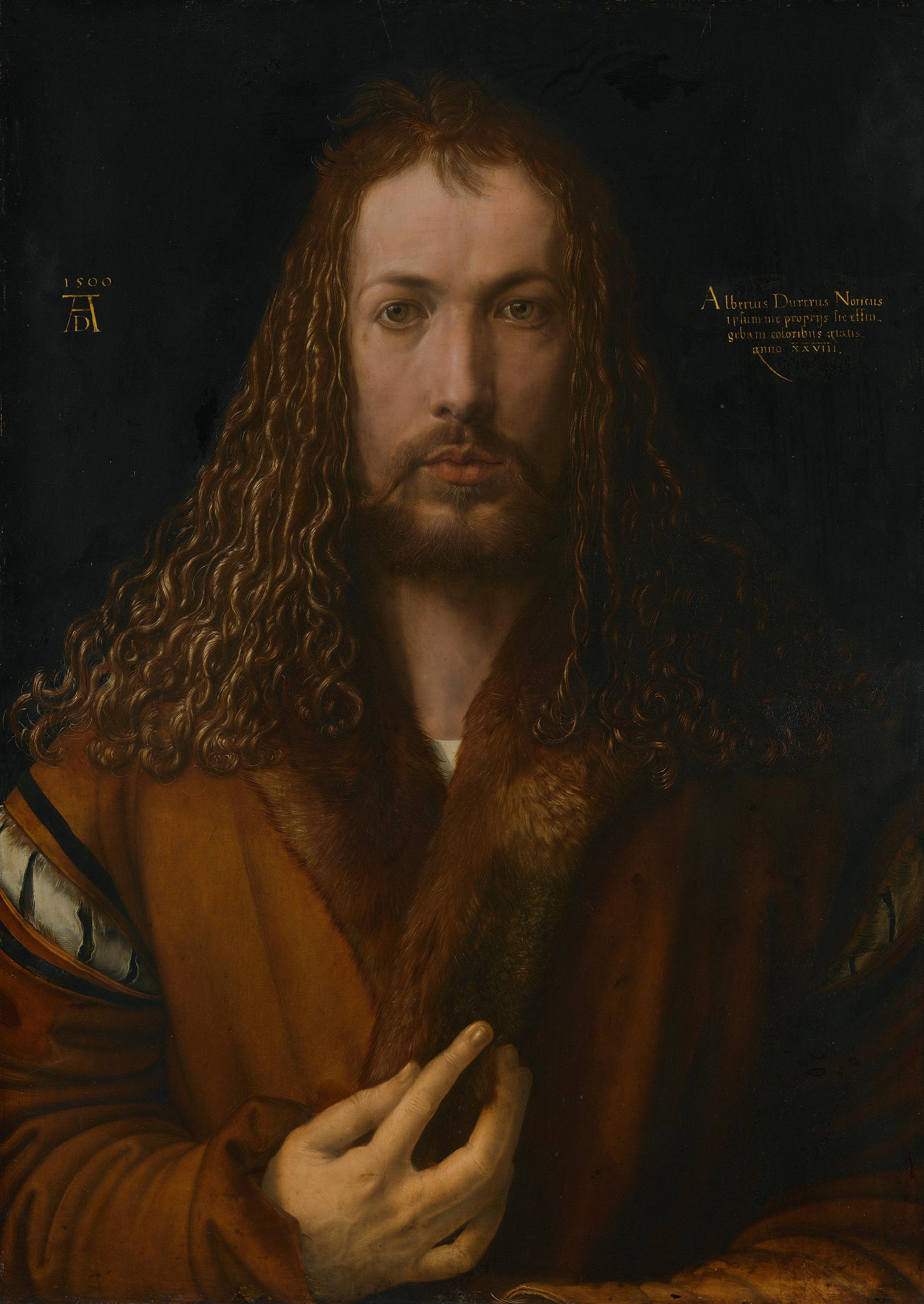 Albrecht Dürer, Self-Portrait with Fur-Trimmed Robe