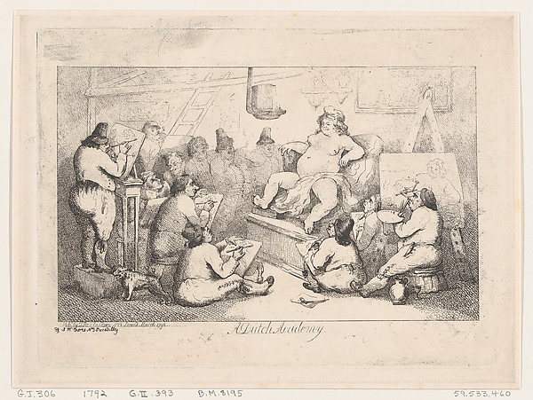 Thomas Rowlandson, Dutch Academy