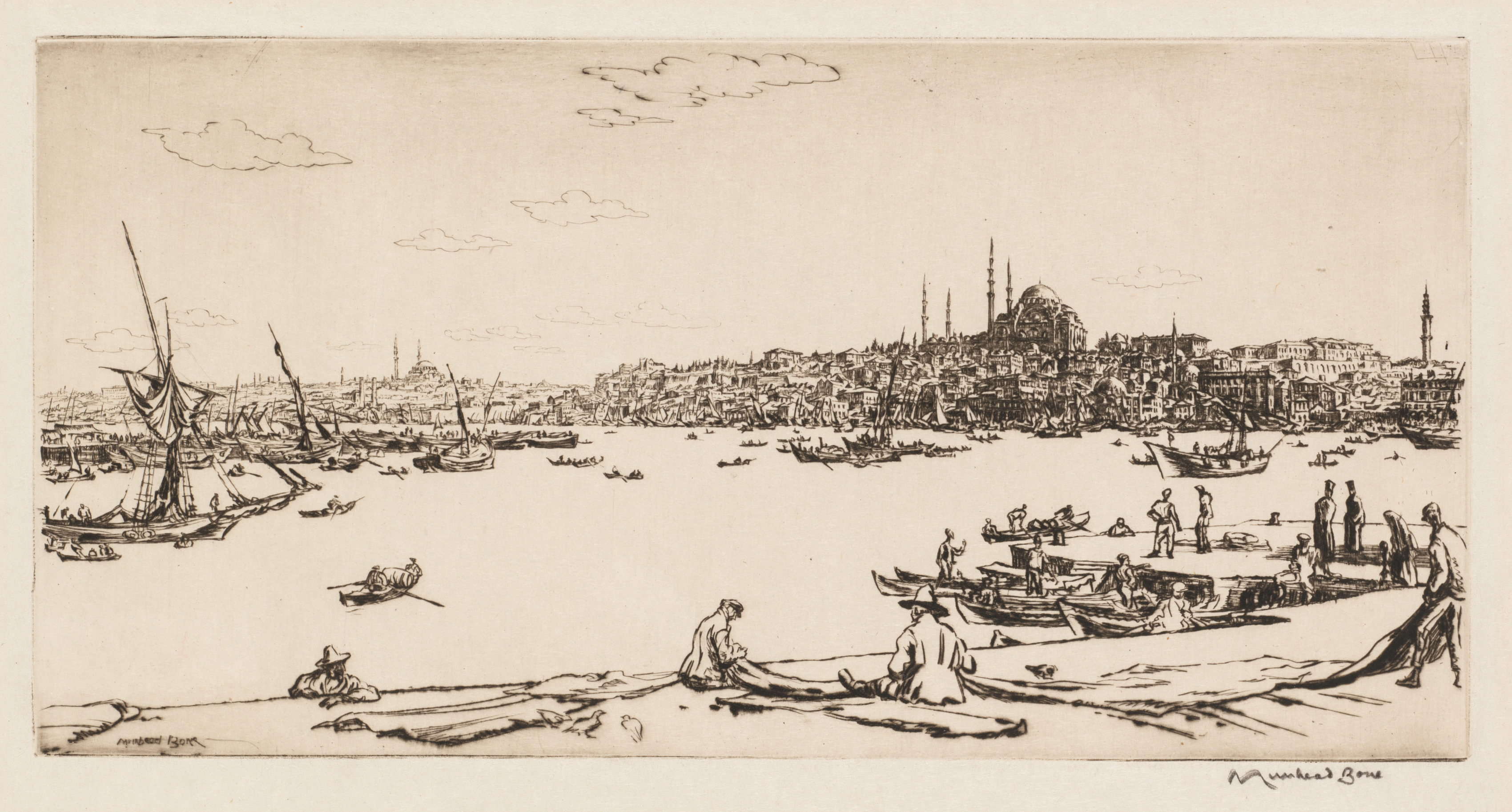 Muirhead Bone, Constantinople
