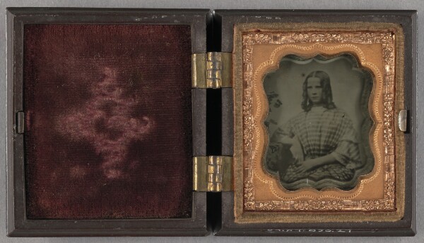 Unknown, [Copy portrait of a Seated Girl with Ringlets]