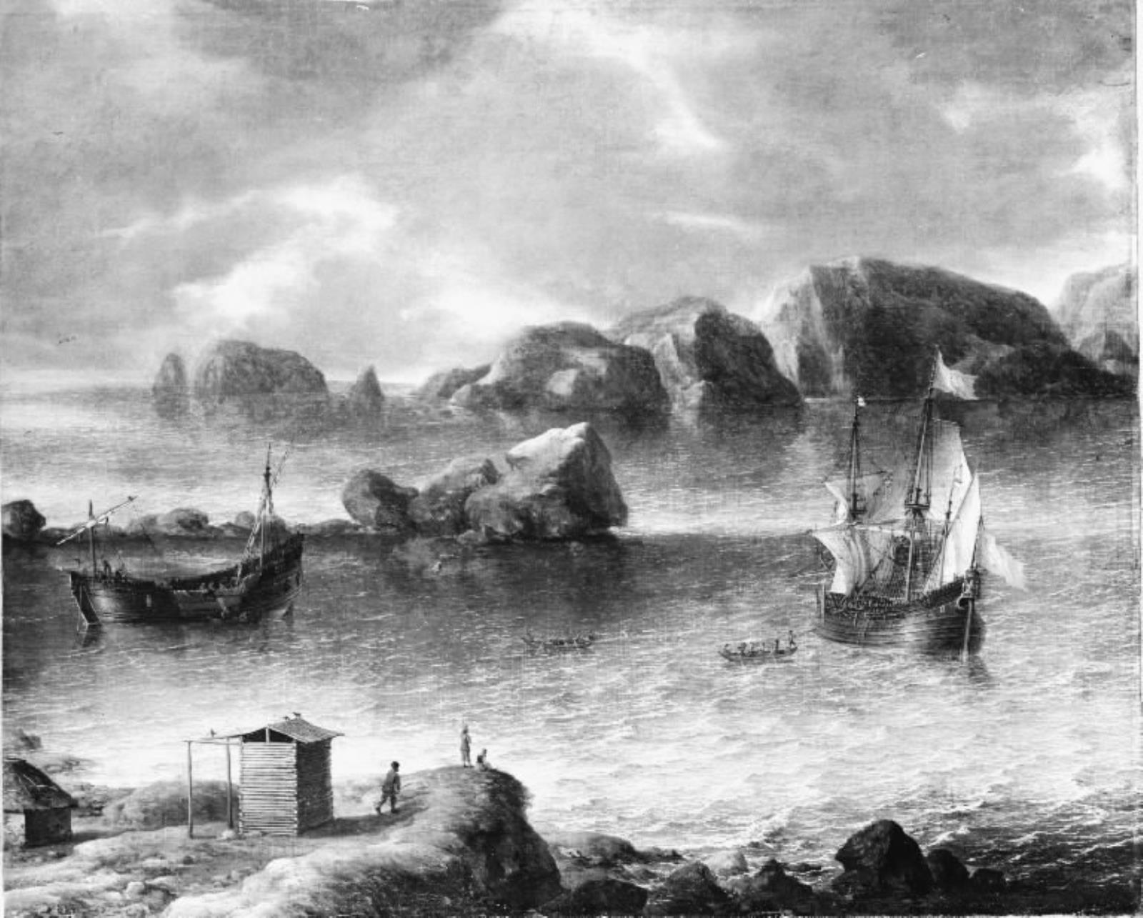 Jan Abrahamsz Beerstraaten, Skibe mellem klipper