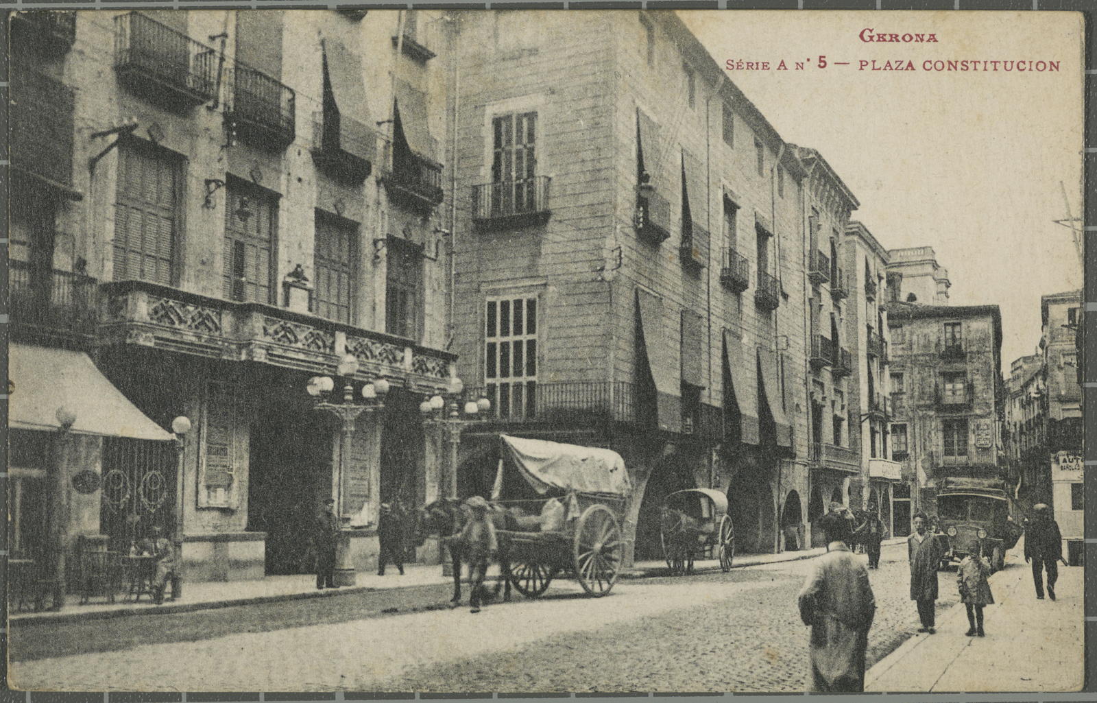 Josep Esquirol Pérez, Gerona. Série A no. 5 - Plaza Constitución