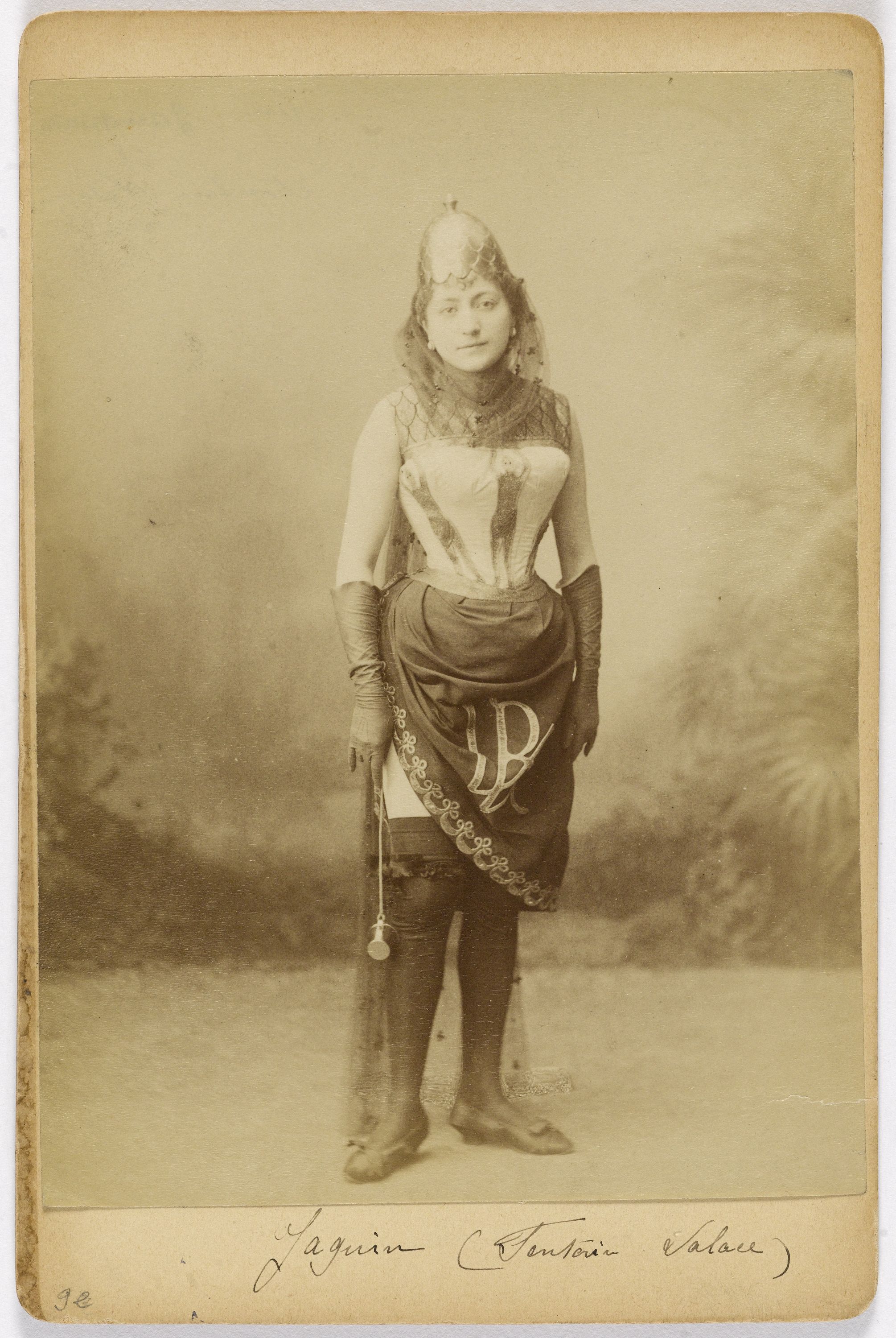 Anonyme, Portrait de Jaguin, actrice
