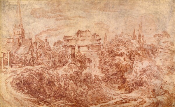 François Boucher, Landscape with Figures