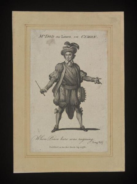 Unknown, Mr Dod as Linco in Cymon