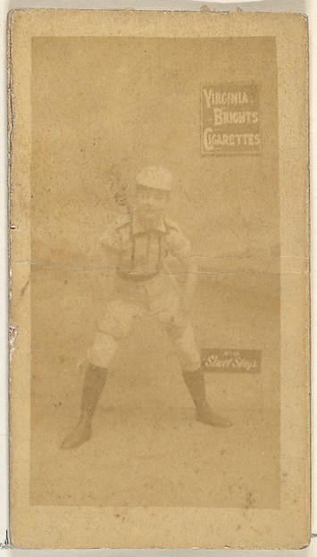 Allen & Ginter, Shortstop, from the Girl Baseball Players series (N48, Type 2) for Virginia Brights Cigarettes