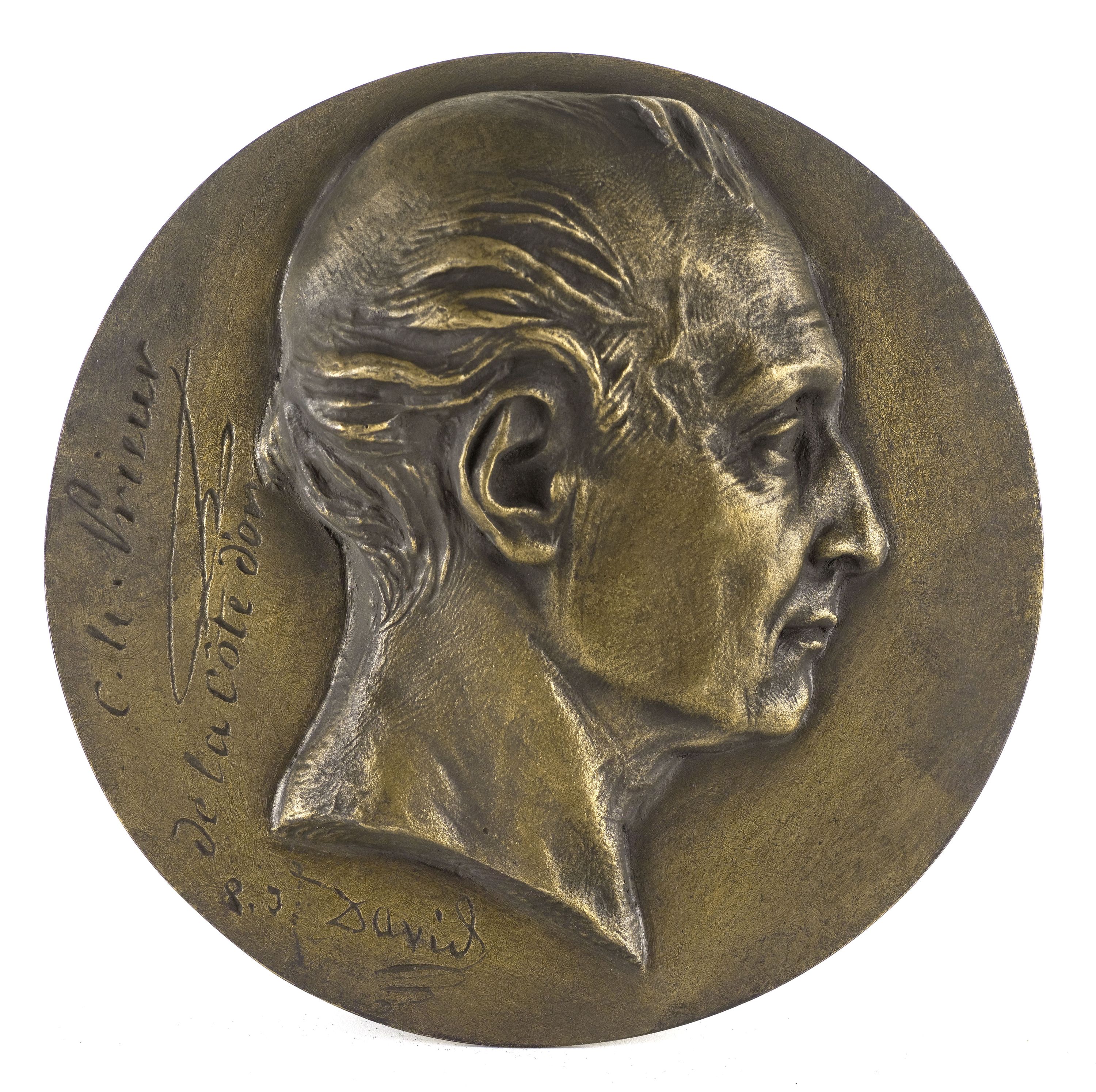 David d'Angers, Portrait de Claude-Antoine Prieur-Duvernois, dit "Prieur de la Côte-d'Or" (1763-1832), savant et homme politique