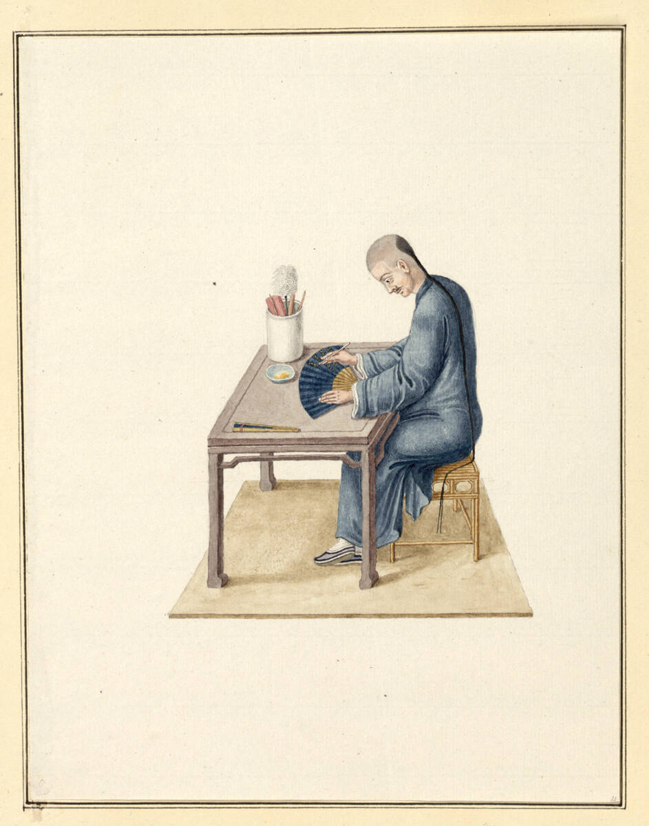 Anonym, Fächermaler