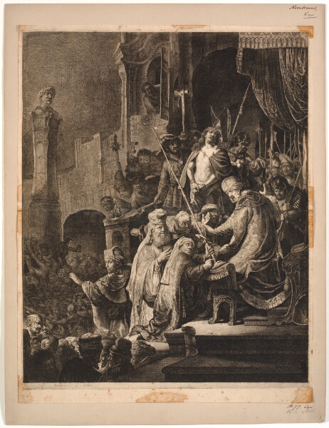 Rembrandt van Rijn, Kristus for Pilatus