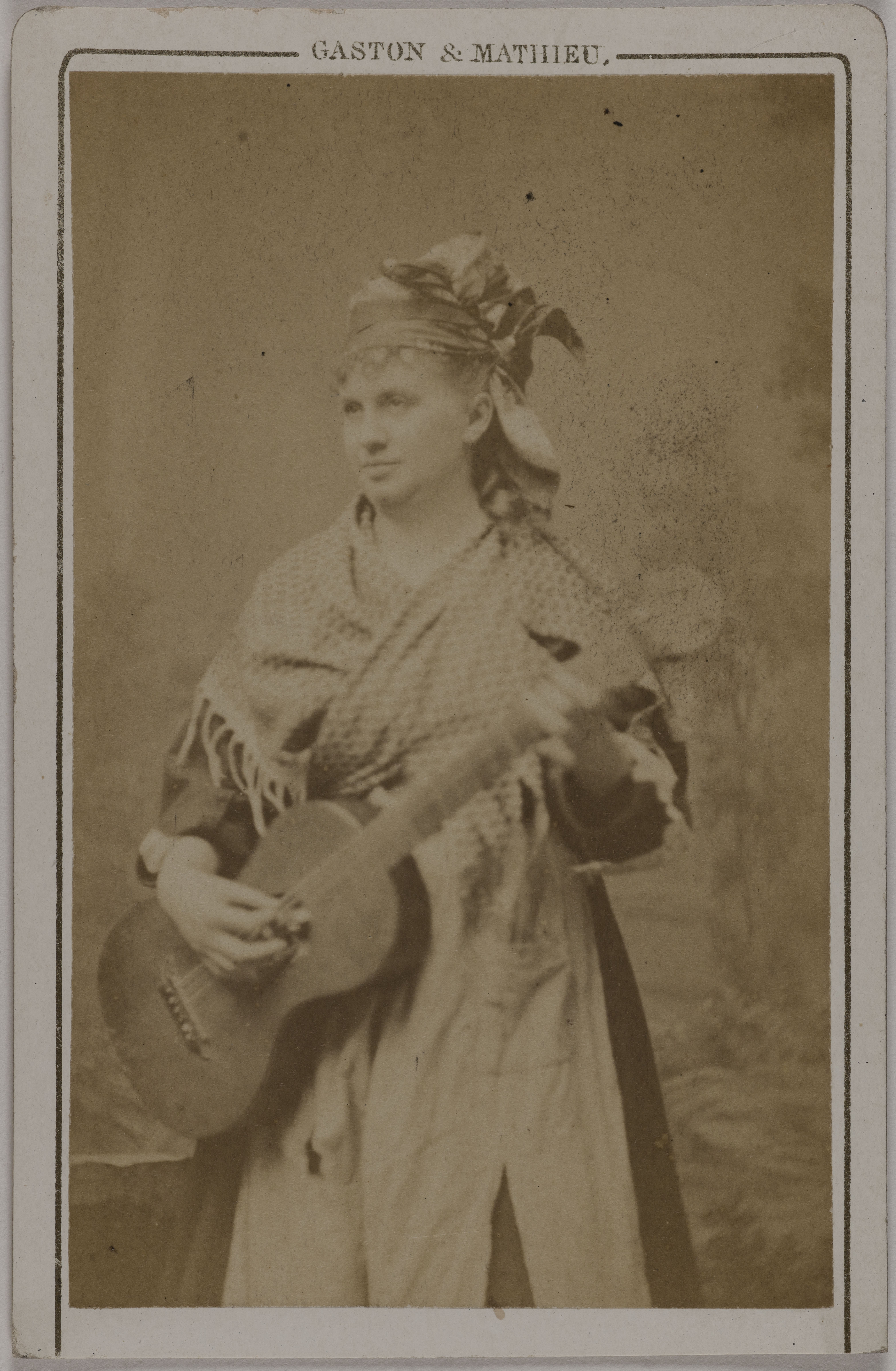 Gaston & Mathieu, Portrait de Blanche d'Antigny (Maria Ernestine Antigny, dite), (1842-1874), (actrice)