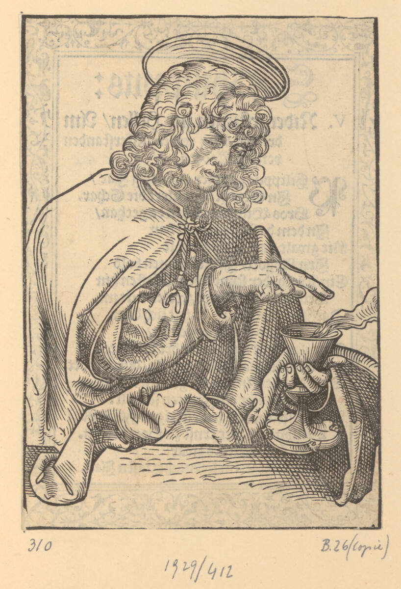 Anonym, Der Evangelist und Apostel Johannes