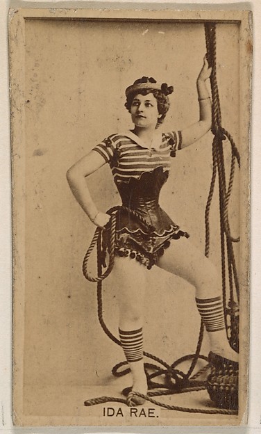 Kinney Brothers Tobacco Company, Ida Rae, from the Actresses series (N245) issued by Kinney Brothers to promote Sweet Caporal Cigarettes