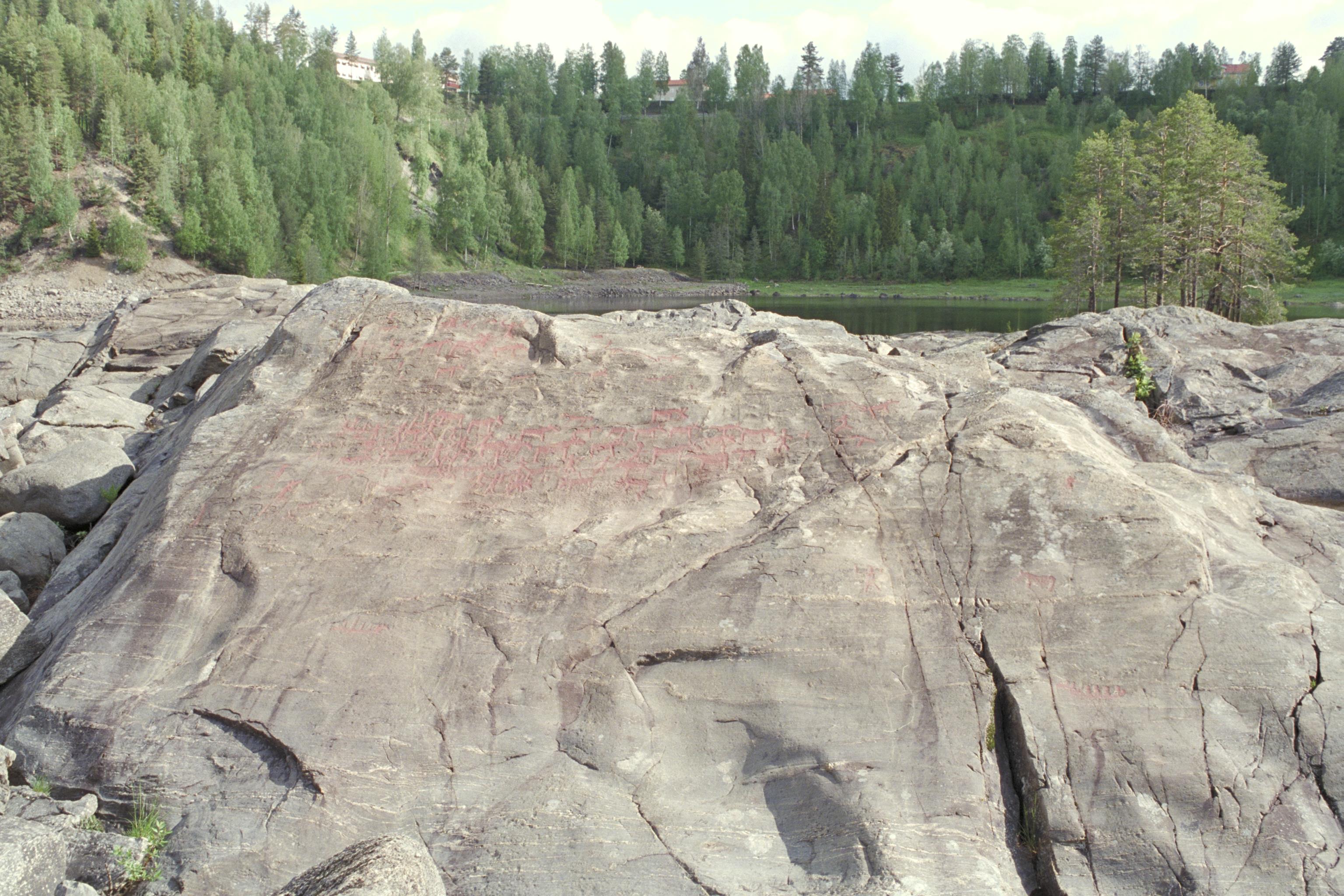 Bengt A Lundberg, Nämforsen, hällristningsområde
