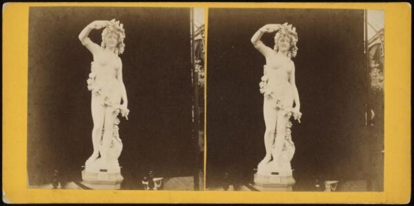 Unknown, Female nude with garlands