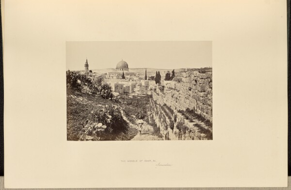 Francis Frith, The Mosque of Omar, &c., Jerusalem
