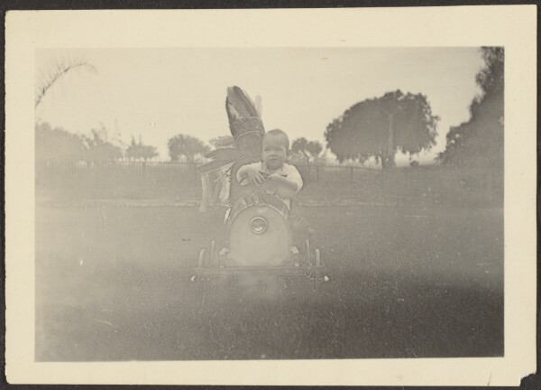 Louis Fleckenstein, [Children in a Toy Car]