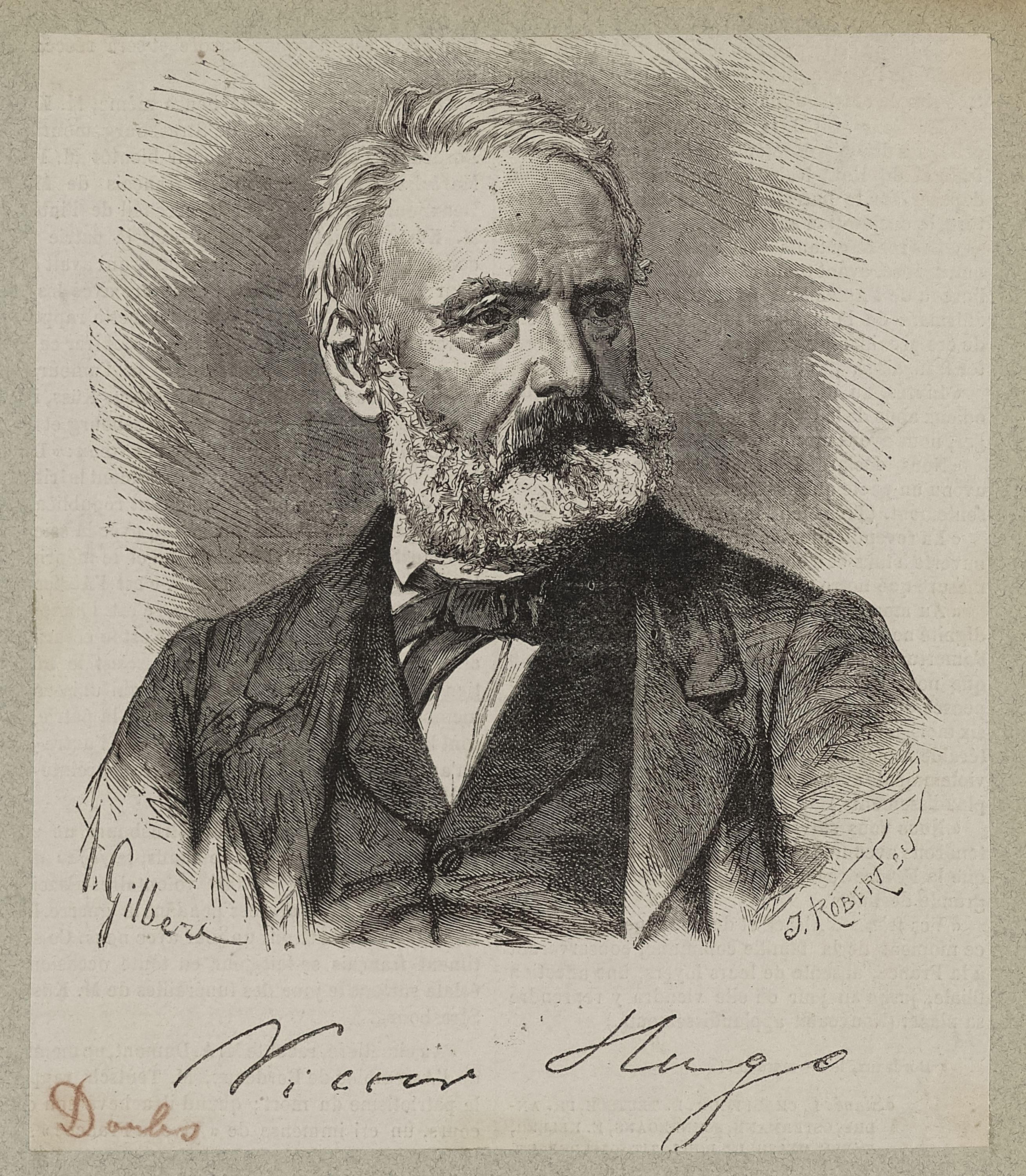 Jules Robert, Victor Hugo