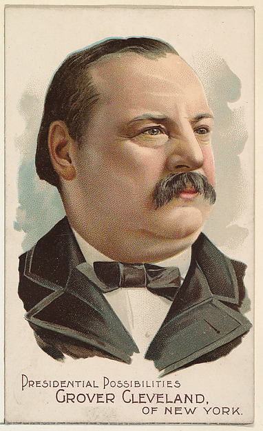W. Duke, Sons & Co., Grover Cleveland of New York, from the Presidential Possibilities series (N124) issued by Duke Sons & Co. to promote Honest Long Cut Tobacco