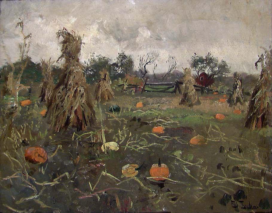 Frits Thaulow, Field of Melons near Pittsburgh, USA